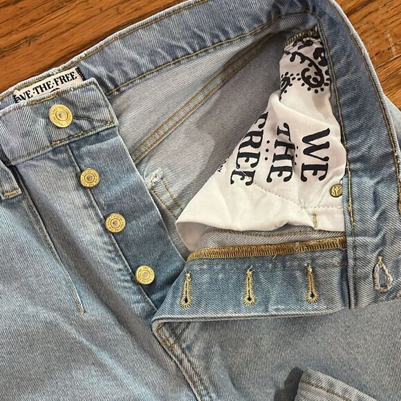 We The Free High Rise Straight Jeans - Picture 3 of 6